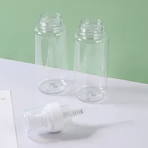 Botella de loción corporal de plástico para mascotas personalizada de 300ml, botella de pared pesada, botella de jabón líquido para embalaje de cosméticos para el cuidado de la piel