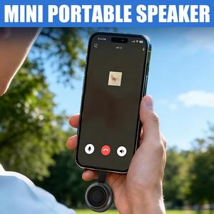 Mini haut-parleur portable Type-C, Plug and Play, caisson de basses externe pour téléphone portable, mini haut-parleur avec branchement direct - Product Image 4