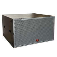 Haut-parleur audio professionnel hybride double 18 pouces Haut-parleur de subwoofer passif multimédia haut de gamme