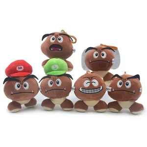 Wholesale Animated Characters Poisonous Mushroom Stuffed Animal Toys Cartoon Creative Plush Keychain Toys Soft Plush Figure Toys