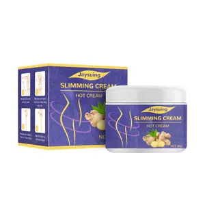 Jaysuing Ginger body shaping cream Firming abdomen thigh fat lazy massage shaping curve body cream