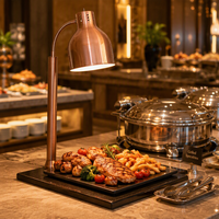Lampe chauffante électrique infrarouge pour aliments, équipement de service pour restaurants et hôtels
