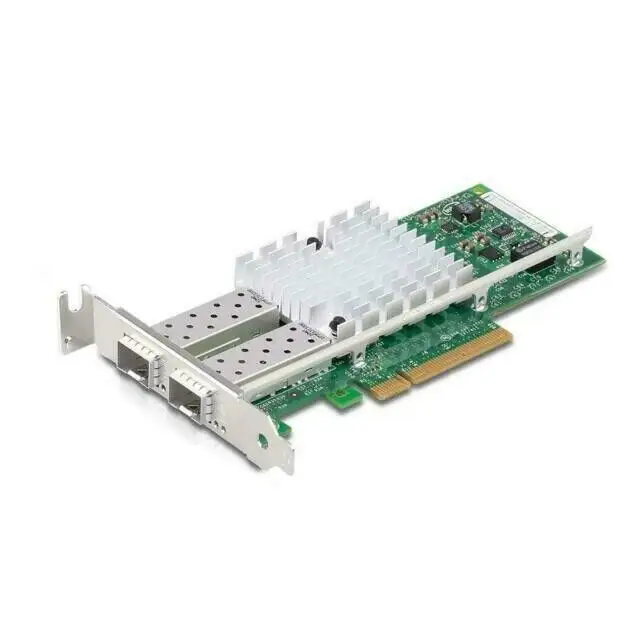 Placa adaptadora para interface de rede óptica de servidor Ethernet Dual-Port Intel X520-DA2 PCle 2.0x8 10G SFP+ NIC