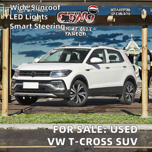 Vendita diretta della fabbrica cinese utilizzato per <span class=keywords><strong>Volkswagen</strong></span> <span class=keywords><strong>T</strong></span>-<span class=keywords><strong>Cross</strong></span> piccolo SUV Turbo motore sinistro sterzo scuro in tessuto interno buone condizioni - Product Image 3