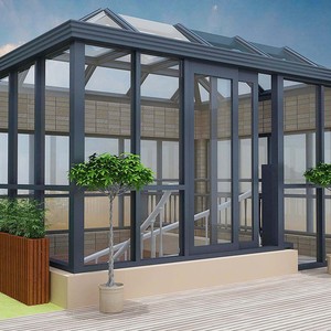 <span class=keywords><strong>Prix</strong></span> d'usine Serre préfabriquée Sun Room Maison en verre étanche insonorisée <span class=keywords><strong>Solarium</strong></span> en aluminium extérieur Sunroom - Product Image 5