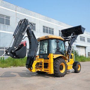 Excavatrice sur pneus polyvalente avec plusieurs accessoires : tarière, marteau, fourche, couple élevé, moteur Yuchai pour la construction routière et les travaux civils - Product Image 5