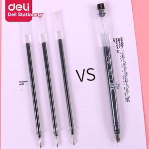 Deli ปากกาเจลเขียน A116 juneng สีดำ8 + แดง<span class=keywords><strong>2</strong></span> + น้ำเงินปากกาซิกเนเจอร์<span class=keywords><strong>2</strong></span>ปากกาสำหรับนักเรียนหลอดเข็มเต็ม0.5มม. แห้งเร็วคุณภาพสูง - Product Image 1