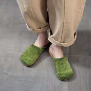Collection Été 2025 – Sandales élégantes à bout fermé pour femme, en cuir véritable, semelle extérieure en caoutchouc antidérapante, souples - Product Image 2