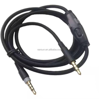 Cable de Audio Auxiliar de Repuesto en Oferta para Auriculares de Juego Hyper X Cloud / Alpha y Cloud Mix con Control de Volumen y Silencio Integrado