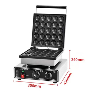 Mini crêpière commerciale de bonne qualité 220v 50 trous gaufrier électrique revêtement antiadhésif Machine à muffins - Product Image 5