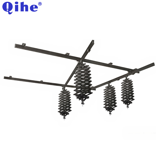 QIHE QH-A3304, Ceiling Rail System with 4pcs Pantographs,Rails Are 3m