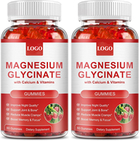 Gummies de glycinate de magnésium OEM/ODM sans sucre pour femmes et hommes – Complexe de vitamines et supplément de magnésium, malate de potassium pour améliorer la santé