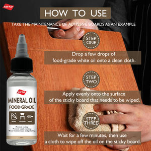 KETA Factory Direct Weißes Mineralöl Lebensmittel qualität FDA-zertifizierter Conditioner in Lebensmittel qualität für Holz schneide bretter und Küchengeräte - Product Image 3