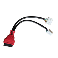 Cable de Diagnóstico OBD2 Autel para Tesla, Adaptador de Doble Cabeza para Model 3 Y EV, Arnés de Conector de 16 Pines para Escáner Autel