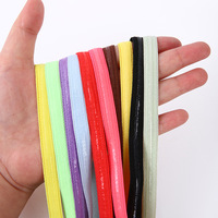 Bande élastique antidérapante en silicone noir et blanc pour vêtements, chaussettes, motif chevrons, sangle d'épaule en caoutchouc de 3 mm