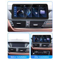 Écran de voiture MEKEDE Android 14 8core 4G WiFi 12 + 512G GPS Navigation Car-play Auto Caméra arrière pour BMW X1 E84 2009-2014