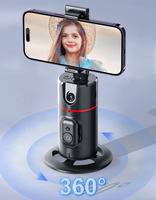 Support de téléphone à suivi automatique avec rotation à 360 degrés, suivi du visage et du corps, trépied de suivi pour la prise de vue de vlogs et le streaming en direct