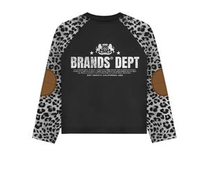 Men's Long Sleeve Printed Casual Shirt Full Sleeve Regular Fit Turn-<b>down</b> Collar Front Logo Autumn Wear Round Neck Regular - Product Image 5