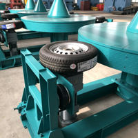 Alimentateur vibrant de type disque pour sable de moulage, minerais et roches, équipement d'alimentation en sable haute capacité pour usine de fonderie