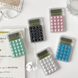 Mới Phổ biến Trong Suốt <span class=keywords><strong>8</strong></span> Chữ Số Hàng Ngày Cơ Bản Văn Phòng Máy Tính Silicone Mềm Key Dễ Thương Màu Hồng Nhỏ Túi Khoa Học Máy Tính - Product Image 2