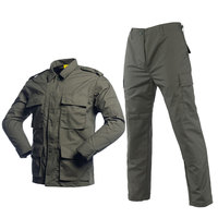 Tigre rayure Polyester coton noir vert désert motif Bdu ensembles costumes vêtements Kit complet Camouflage tactique Combat uniformes