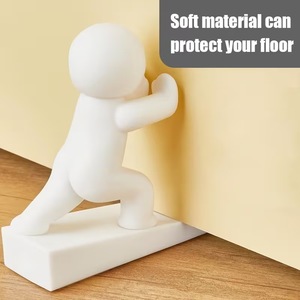 Qianrui Door Stopper 3D Model Anti-Slip Base For Home Decor Door Protection - Product Image 4