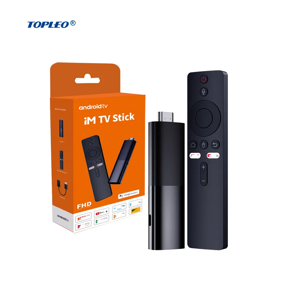 Topleo Clé TV USB en gros bon marché pour streaming 4k Smart TV box 4k android 13 tv stick