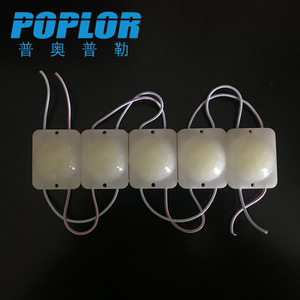 โมดูลไฟ LED Poplor 3500K แสงวอร์มไวท์ แรงดันไฟฟ้ากระแสตรง 24V กันน้ำ สีแดง สำหรับไฟป้าย - Product Image 1