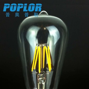 หลอดไฟ LED Poplor รุ่น St64 ขั้ว E27 B22 4 6 8 10 12 วัตต์ ฐานแก้ว 220 โวลต์ ใช้ไฟ AC - Product Image 3