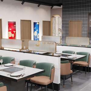 Mampara de Acero Inoxidable EX957 de Tamaño Personalizado para Ingeniería de Interiores - Product Image 1