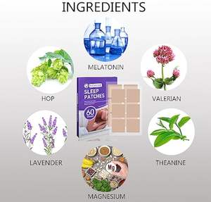 Parches para Dormir de Marca Privada OEM de Fábrica, Parches para Dormir con Ingredientes Naturales, Parches de Melatonina para Dormir - Product Image 3