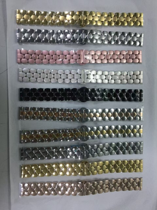 Модный металлический браслет с тремя бусинами для Apple <span class=keywords><strong>Watch</strong></span> ультра 49 мм дизайн женские браслеты из нержавеющей стали для IWatch 10 <span class=keywords><strong>9</strong></span> 8 - Product Image 6