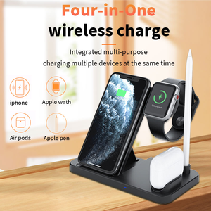 Gran oferta 2025, estación de carga inalámbrica rápida para iPhone 15 12 <span class=keywords><strong>Pro</strong></span> Max para <span class=keywords><strong>Apple</strong></span> Watch <span class=keywords><strong>AirPods</strong></span>; High Pengisi Daya Nirkabel - Product Image 3