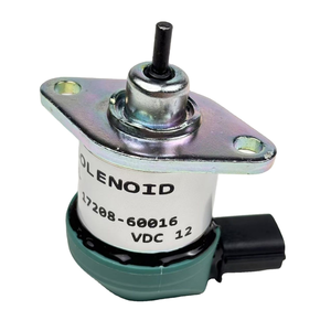 Vanne solénoïde de coupure de carburant 12V 17208-60016, vanne solénoïde d'arrêt adaptée aux moteurs D1005 D1105 V1205 V1505, pièces d'excavateur - Product Image 4