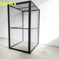 Cadenas robuste Brio à montage sur panneau, pour armoire grillagée ventilée, idéal pour les vestiaires de gymnase, les salles de change et les casiers de rangement
