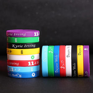 Bracelet en silicone sérigraphié pour fans de superstars du basketball, accessoires promotionnels pour le basketball, articles de sport transfrontaliers - Product Image 6