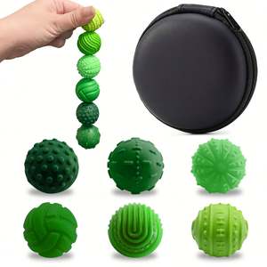 Lot de 6 balles magnétiques en silicone, jouets sensoriels EDC anti-stress, pour soulager l'anxiété, balles magnétiques sensorielles en silicone - Product Image 1