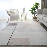Tapis de luxe nordique simple, tapis de chevet, tapis silencieux pour salon, tapis de table basse, tapis de maison
