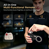 COMITOK BINER Poignée de contrôle magnétique pour appareil photo de smartphone avec zoom, idéale pour l'utilisation au lit et sur le bureau