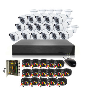 New H.265 Outdoor Ultra Wide Angle Security CCTV System 16 Cameras Kit DVR HD