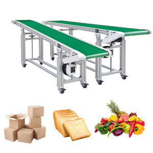 New Food Grade PVC Green <strong>Belt</strong> <strong>Conveyor</strong> Factory Custom <strong>Mini</strong> <strong>Belt</strong> <strong>Conveyor</strong> Table High Efficiency Heat Resistant Adjustable Speed - Product Image 2