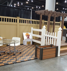 Uv-proof thân thiện với môi thiên nhiên trắng nhựa PVC Vinyl picket tổ chức sự kiện di động tạm thời con Chó Chạy hàng rào - Product Image 3