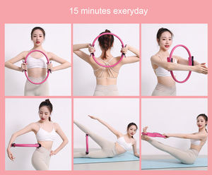 Anneau de <span class=keywords><strong>yoga</strong></span> et de <span class=keywords><strong>pilates</strong></span> de 38 cm, logo personnalisé, fabrication directe d'usine, cercle magique <span class=keywords><strong>pour</strong></span> exercices de gym - Product Image 5