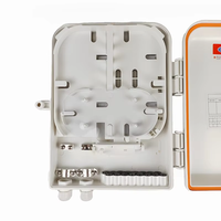 Boîtier de distribution de fibre optique FTTH 16 cœurs ODP ODB avec répartiteur PLC 1x16, unité de terminaison étanche IP55 pour 4G 3G extérieur en alliage de PC