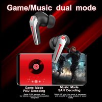 Auricolari Bluetooth K80 Personalizzati per Gaming, Cuffie Wireless a Bassa Latenza per E-sport con Illuminazione Ambientale