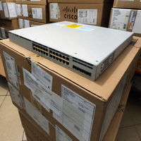 Commutateur réseau C9300L 24T 4X E 24 ports Gigabit avec baie d'uplink modulaire pour la mise à niveau future des modules fibre 1G 10G 25G