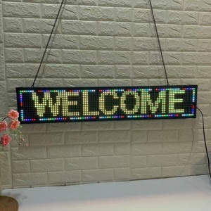 Full Color LED Display <b>Screen</b> Indoor <b>Wall</b> Mountable Welcome Message Board Multicolor Programmable Digital Signage Led Scrolling - Product Image 5