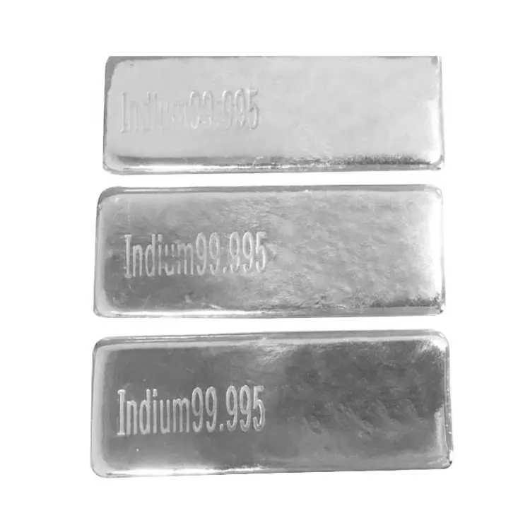 indium bar price  indium 99.99%  99.995% indium ingot for sale