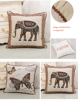 Taies d'oreiller carrées en coton de qualité supérieure pour la vente en gros, housses décoratives brodées pour la maison, l'hôtel et l'hôtellerie