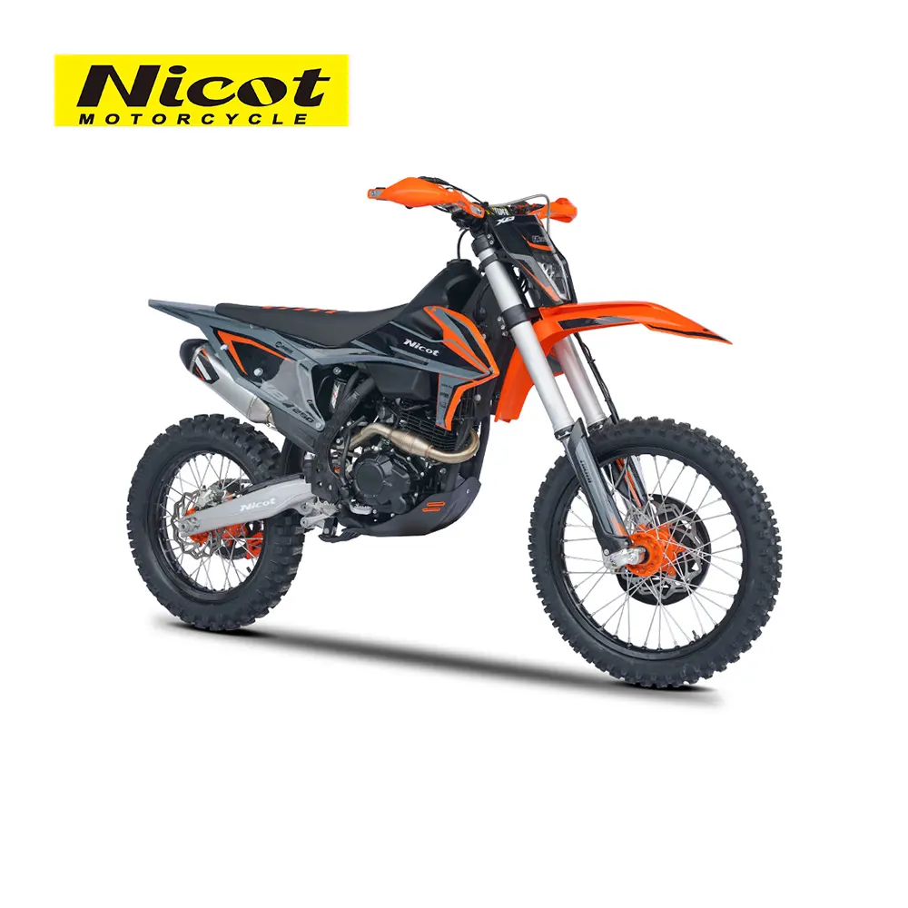 Nicot Dirt Bike 250 Cilindro Único 4 Tempos Refrigeração De Água Outras Motocicletas Motocross 250CC